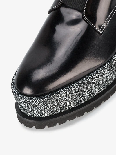 Shop Givenchy Black Ursa 85 Flatform Boots