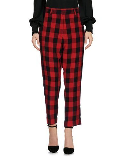 Shop Just Cavalli Casual Pants In Red