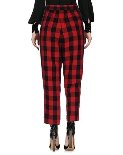 Shop Just Cavalli Casual Pants In Red