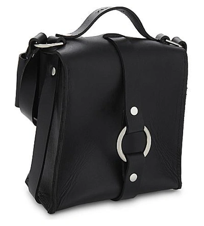 Shop Zana Bayne Mini Signature Cross-body Bag In Black/silver