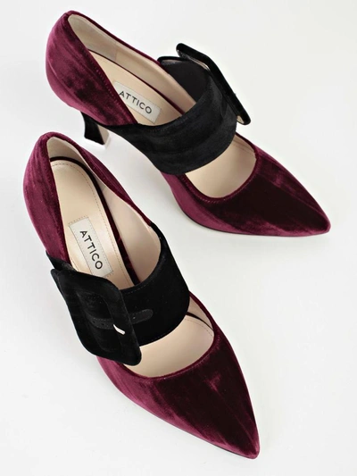 Shop Attico High-heeled Shoe In Multicolour