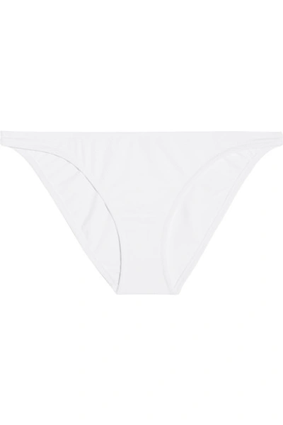 Melissa Odabash Aruba Stretch-piqué Bikini Briefs In White