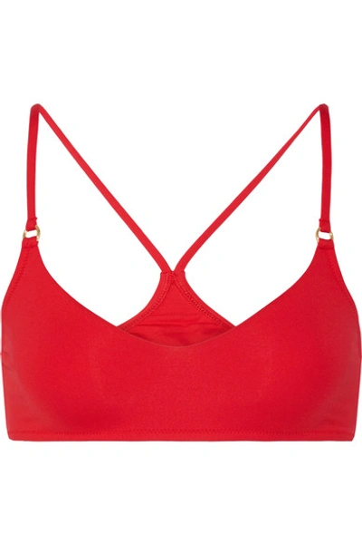 Melissa Odabash The Fiji Bikini Top In Red