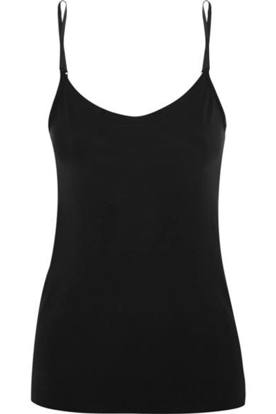 Shop Commando Whisper Weight Stretch Camisole In Black