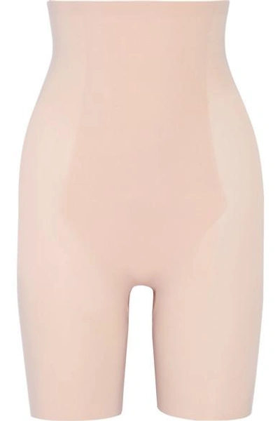 Shop Spanx Thinstincts High-rise Shorts In Beige