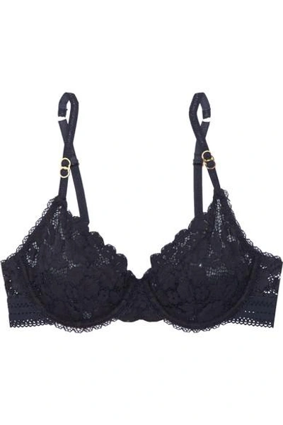 Stella Mccartney Elsa Endearing Stretch-lace Underwired Bra In