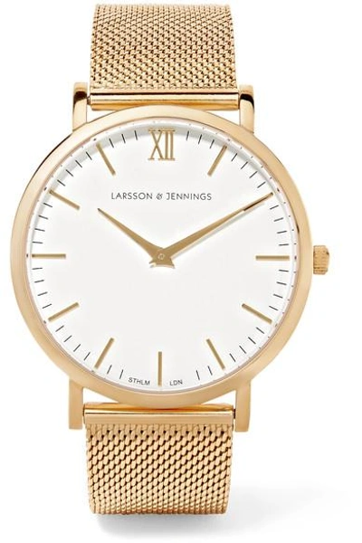 Shop Larsson & Jennings Lugano Gold-plated Watch