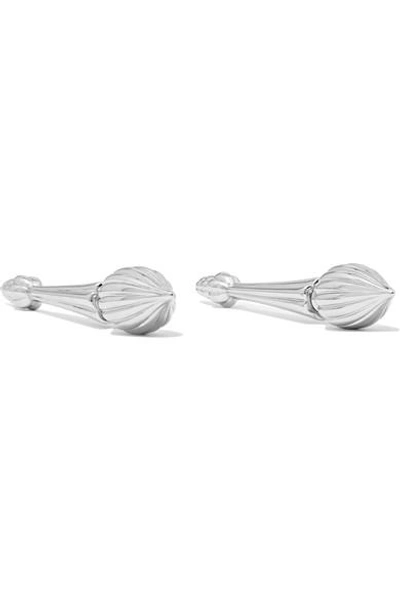 Shop Balenciaga Silver-tone Earring