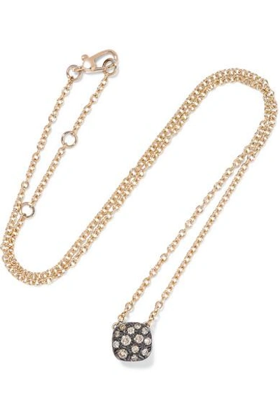 Shop Pomellato Nudo 18-karat Rose Gold Diamond Necklace
