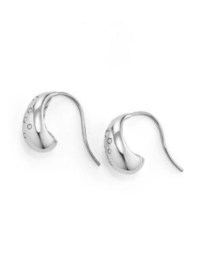 Shop David Yurman Pure Form® Drop Earrings In Silver