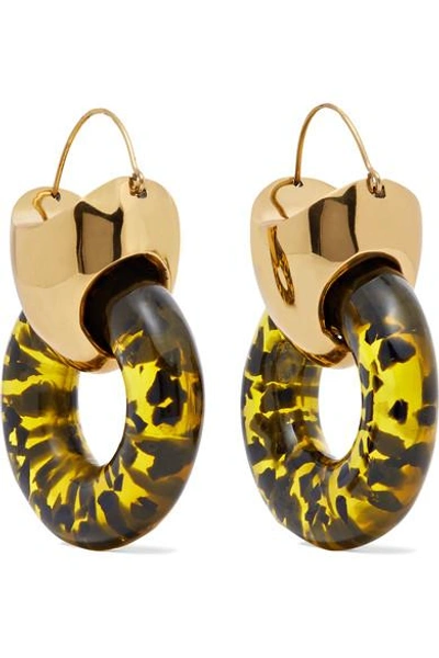 Shop Ellery Hush Gold-plated Resin Earrings