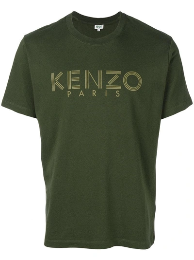 Shop Kenzo Logo Print T-shirt