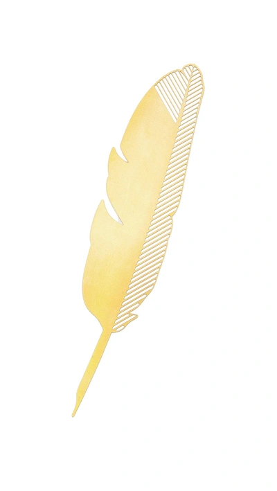 Shop Tom Dixon The Bookworm Quill In Brass