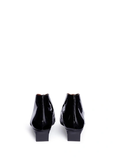 Shop 3.1 Phillip Lim / フィリップ リム 'blade Desert' Geometric Heel Calfskin Leather Booties