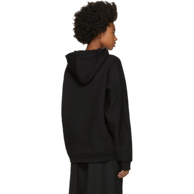 Shop Etudes Studio Black Maybe Logo Hoodie