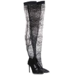 ALEXANDER WANG Lace over-the-knee boots