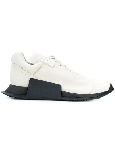 Shop Rick Owens X Adidas Lace-up Sneakers