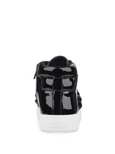 Shop Kendall + Kylie Duke High-top Chain Sneakers In Black