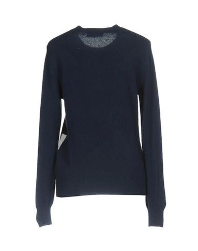 Shop Maison Kitsuné Sweater In Dark Blue
