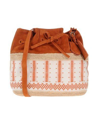 Shop Vanessa Bruno Cross-body Bags In Rust