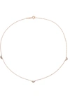 Catbird Sleeping Beauty 14-karat Rose Gold Diamond Necklace In Rose Gold