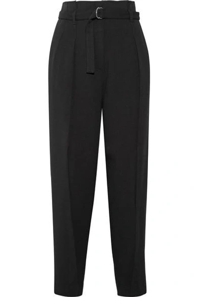 Shop 3.1 Phillip Lim / フィリップ リム Belted Crepe Tapered Pants In Black