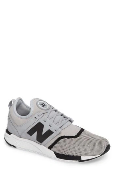 Shop New Balance 247 Sport Knit Sneaker In Grey