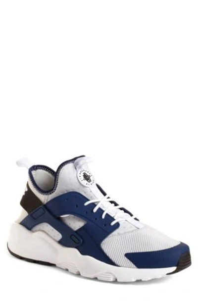 Shop Nike Men's  'air Huarache Run Ultra' Sneaker In Binary Blue/ Black/ Platinum