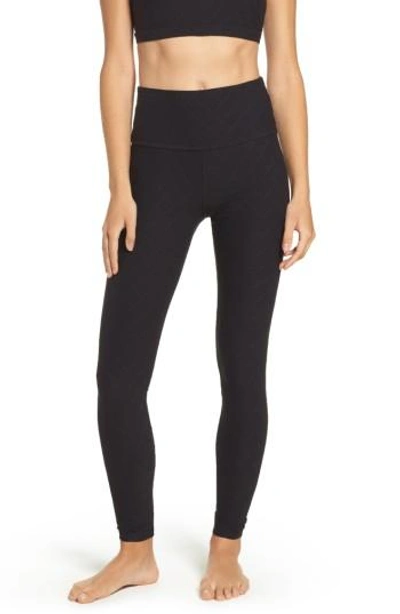 Shop Beyond Yoga Can't Quilt You High Waist Leggings In Black