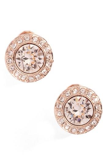 Givenchy Rose Gold-tone Crystal And 