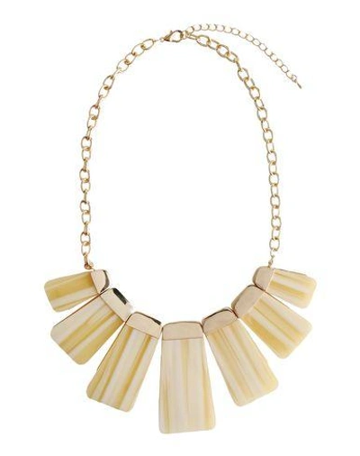 Shop Kenneth Jay Lane Necklace In Yellow