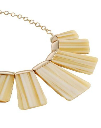 Shop Kenneth Jay Lane Necklace In Yellow