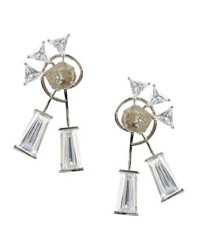 Shop Eddie Borgo Earrings In Silver