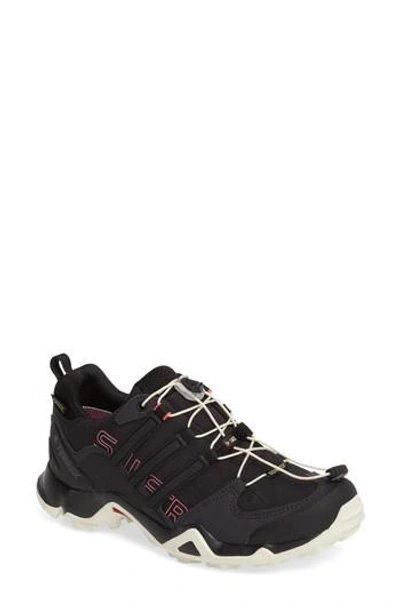 Shop Adidas Originals Terrex Swift R Gtx Hiking Shoe In Black/ Black/ Tactile Pink