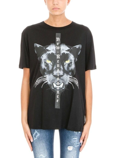 Shop Marcelo Burlon County Of Milan Mank Black Cotton T-shirt