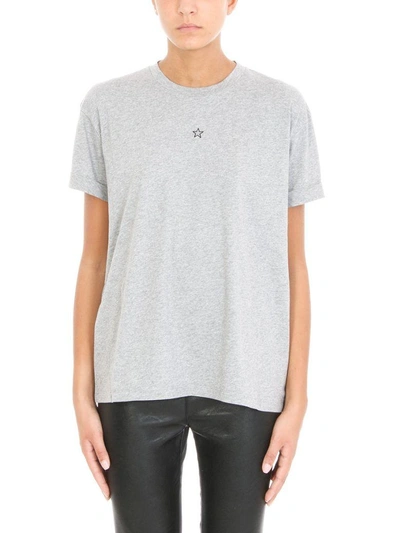 Shop Stella Mccartney Grey Cotton T-shirt