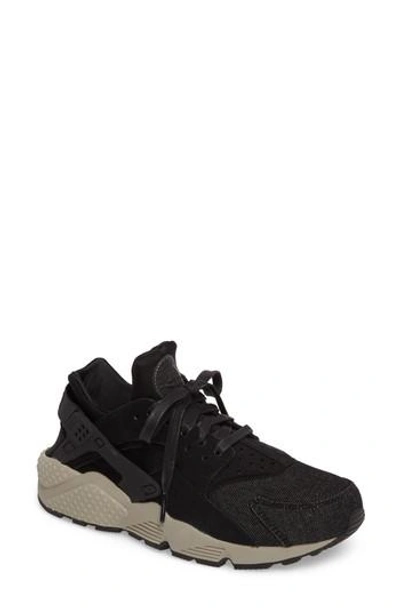 Shop Nike Air Huarache Run Se Sneaker In Black/ Dark Grey/ Cobblestone