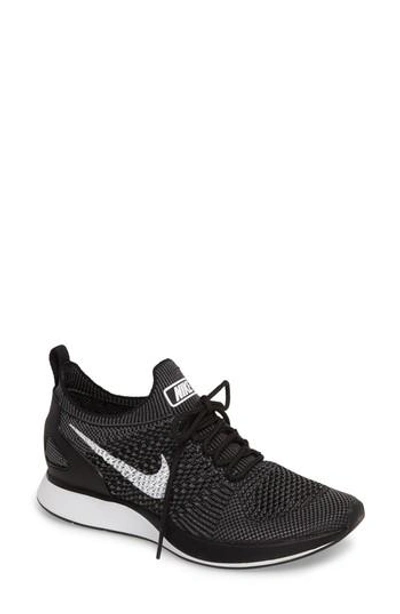 Shop Nike Zoom Mariah Flyknit Racer Premium Sneaker In Black/ White/ Dark Grey