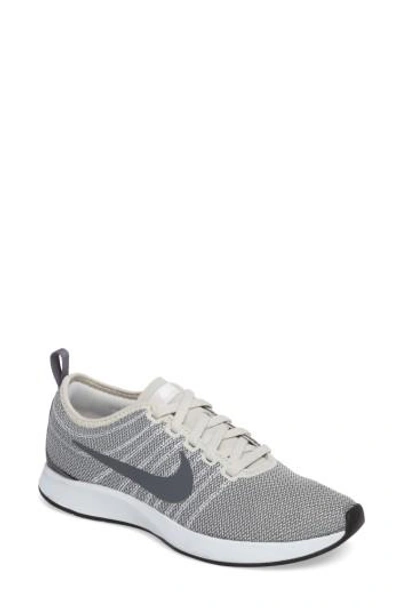 Shop Nike Dualtone Racer Running Shoe In Light Bone/ White/ Dark Grey
