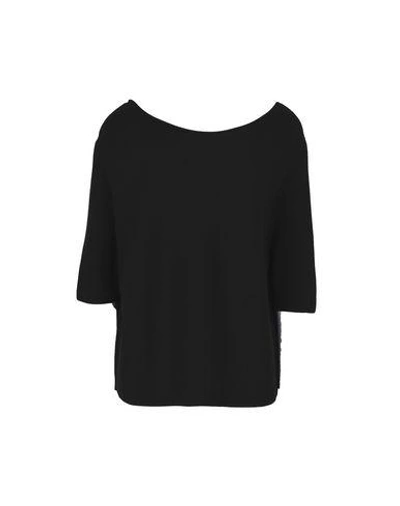 Shop Wolford Woman Sweater Black Size L Viscose, Polyester