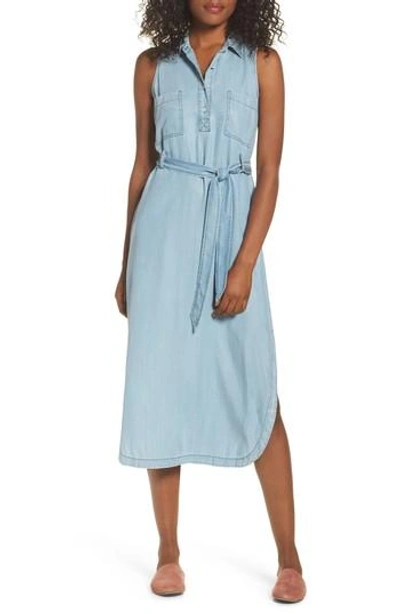 Shop Bb Dakota Women's  Maisie Shirtdress In Light Blue