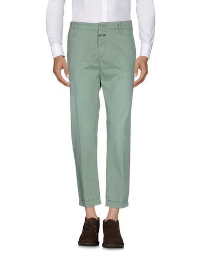 Shop Closed Casual Pants In Light Green