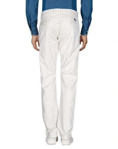 Shop Woolrich Casual Pants In Ivory