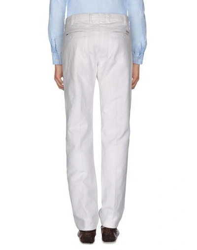 Shop Burberry Casual Pants In White