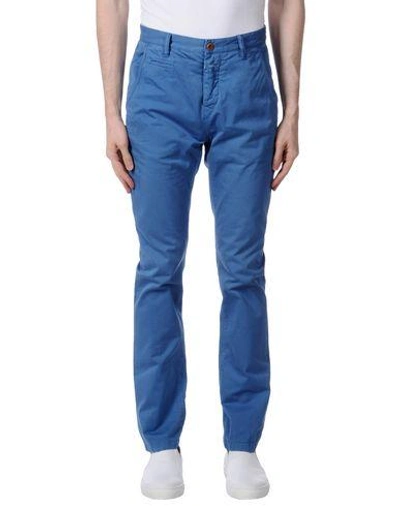 Shop Closed Casual Pants In Azure