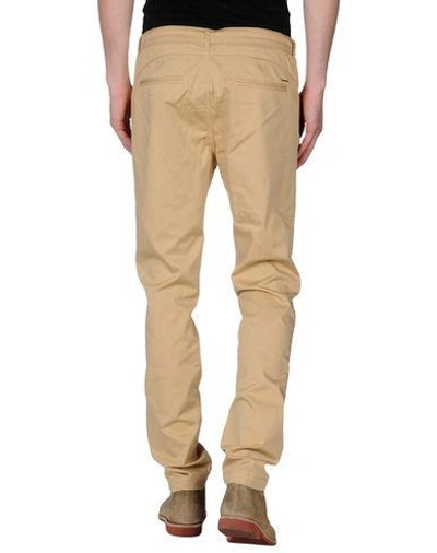 Shop Woolrich Casual Pants In Sand
