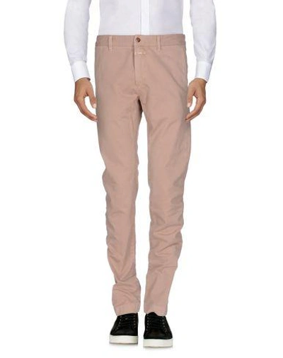 Shop Closed Casual Pants In Pale Pink