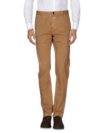 Shop Closed Casual Pants In Brown