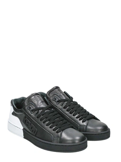 Shop Kenzo Tennix Low Top Sneaker In Black