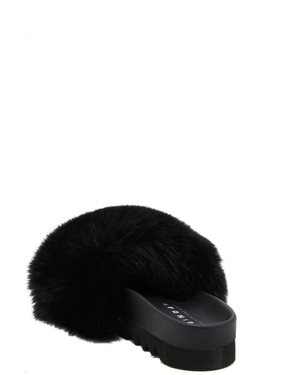 Shop Joshua Sanders Slippers In Black